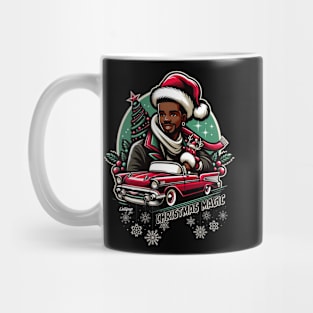 Reindeer Roadster Rally - A Xmas Christmas December Car Guy Retro Vintage Style Mug